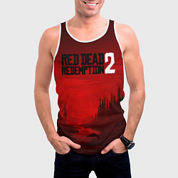 Майка-безрукавка мужская Red Dead Redemption 2, цвет: 3D-белый — фото 2