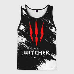 Майка-безрукавка мужская The Witcher, цвет: 3D-черный