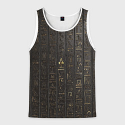 Майка-безрукавка мужская ASSASSINS CREED:ORIGINS, цвет: 3D-белый