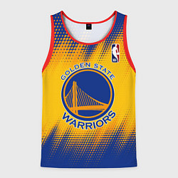 Майка-безрукавка мужская Golden State Warriors, цвет: 3D-красный