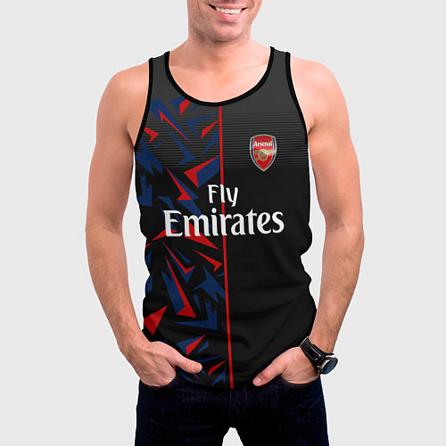 Мужская майка без рукавов ARSENAL UNIFORM 2020 / 3D-Черный – фото 3