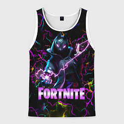 Майка-безрукавка мужская Fortnite Молнии, цвет: 3D-белый