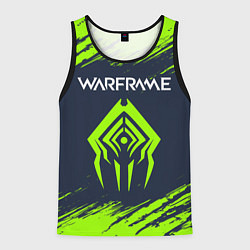 Майка-безрукавка мужская WARFRAME ВАРФРЕЙМ, цвет: 3D-черный