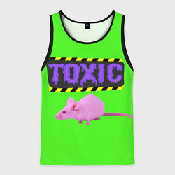 Майка-безрукавка мужская Toxic, цвет: 3D-черный