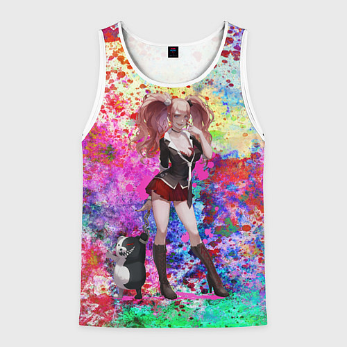 Мужская майка без рукавов Джунко Эношима / 3D-Белый – фото 1