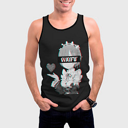 Майка-безрукавка мужская Re:Zero, цвет: 3D-черный — фото 2