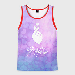 Майка-безрукавка мужская Stray Kids, цвет: 3D-красный