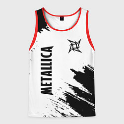 Майка-безрукавка мужская METALLICA МЕТАЛЛИКА, цвет: 3D-красный