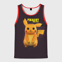 Мужская майка без рукавов Pikachu Pika Pika