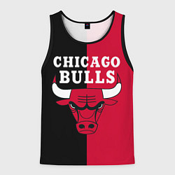 Майка-безрукавка мужская Чикаго Буллз, цвет: 3D-черный