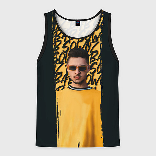 Мужская майка без рукавов Sqwoz bab brush / 3D-Черный – фото 1