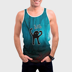 Майка-безрукавка мужская ЪУЪ, цвет: 3D-белый — фото 2