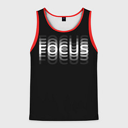 Мужская майка без рукавов FOCUS: WHITE