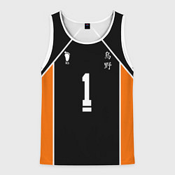 Майка-безрукавка мужская Форма капитана Haikyuu!!, цвет: 3D-белый