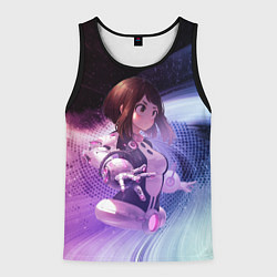 Майка-безрукавка мужская Урарака, Очако, цвет: 3D-черный