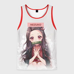 Мужская майка без рукавов Nezuko
