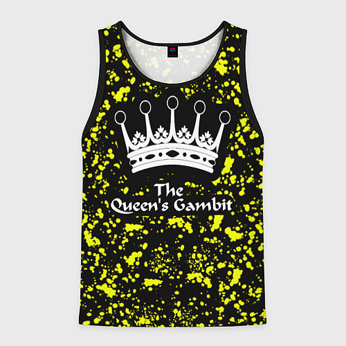 Мужская майка без рукавов The Queens Gambit / 3D-Черный – фото 1