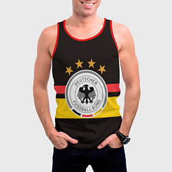 Майка-безрукавка мужская СБОРНАЯ ГЕРМАНИИ, цвет: 3D-красный — фото 2
