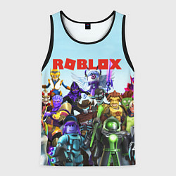Майка-безрукавка мужская ROBLOX, цвет: 3D-черный