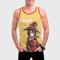 Майка-безрукавка мужская Megumin, цвет: 3D-красный — фото 2