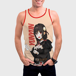 Майка-безрукавка мужская YunYun, цвет: 3D-красный — фото 2