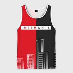 Мужская майка без рукавов Hitman III - Город