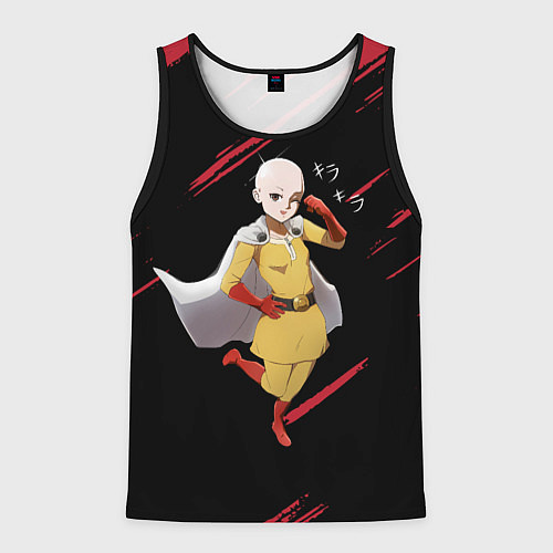 Мужская майка без рукавов One Punch Girl / 3D-Черный – фото 1
