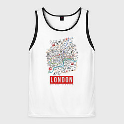 Мужская майка без рукавов Лондон