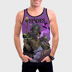 Майка-безрукавка мужская Hades - Дионис, цвет: 3D-черный — фото 2