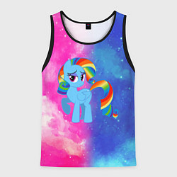 Мужская майка без рукавов Радуга Дэш