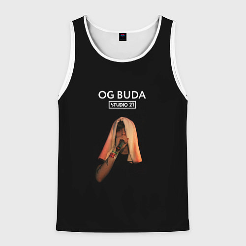 Мужская майка без рукавов OG Buda / 3D-Белый – фото 1