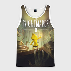 Майка-безрукавка мужская Little Nightmares 2, цвет: 3D-белый