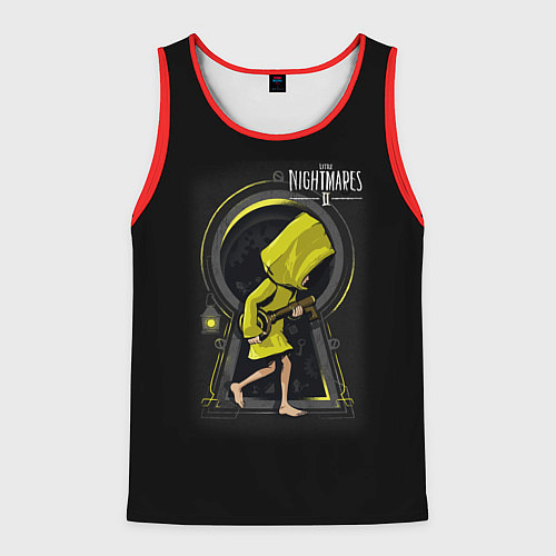 Мужская майка без рукавов Little Nightmares 2 замок / 3D-Красный – фото 1