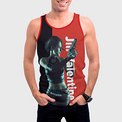 Майка-безрукавка мужская RE3 Jill Valentine, цвет: 3D-красный — фото 2