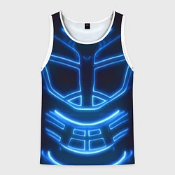 Мужская майка без рукавов Неоновая броня Neon Armor