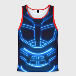 Мужская майка без рукавов Неоновая броня Neon Armor