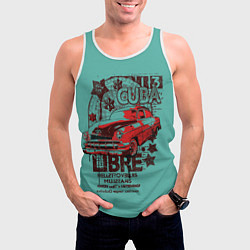 Майка-безрукавка мужская CUBA CAR, цвет: 3D-белый — фото 2