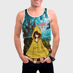 Майка-безрукавка мужская Little Nightmares 2, цвет: 3D-белый — фото 2