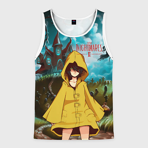 Мужская майка без рукавов Little Nightmares 2 / 3D-Белый – фото 1