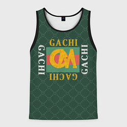 Майка-безрукавка мужская GACHI GUCCI, цвет: 3D-черный