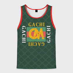 Майка-безрукавка мужская GACHI GUCCI, цвет: 3D-красный
