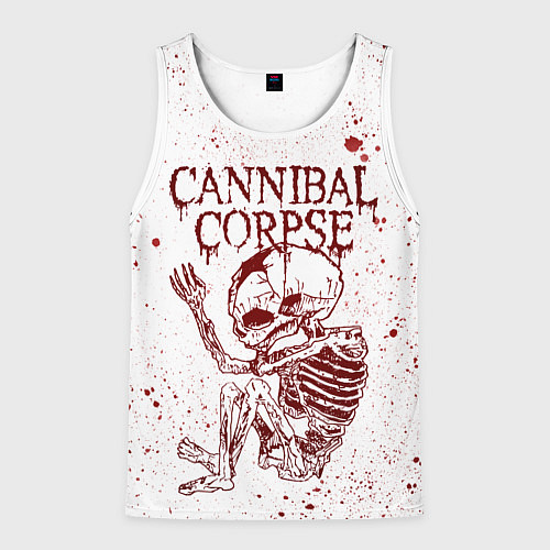 Мужская майка без рукавов Cannibal Corpse / 3D-Белый – фото 1