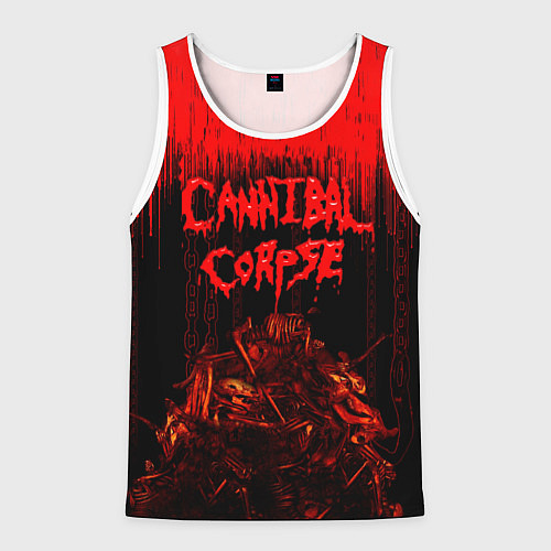 Мужская майка без рукавов CANNIBAL CORPSE / 3D-Белый – фото 1