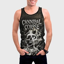 Майка-безрукавка мужская Cannibal Corpse, цвет: 3D-черный — фото 2