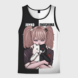 Майка-безрукавка мужская MONOKUMA JUNKO, цвет: 3D-черный