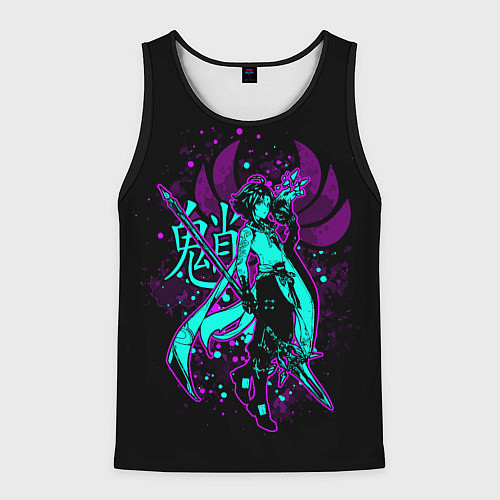 Мужская майка без рукавов GENSHIN IMPACT, СЯО / 3D-Черный – фото 1