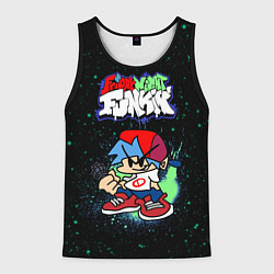 Майка-безрукавка мужская Friday Night FunkinBoyfriend, цвет: 3D-черный