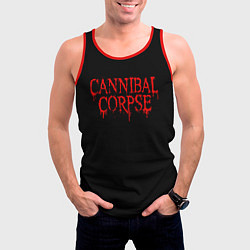 Майка-безрукавка мужская Cannibal Corpse, цвет: 3D-красный — фото 2