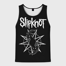 Майка-безрукавка мужская Skipknot Козел, цвет: 3D-черный