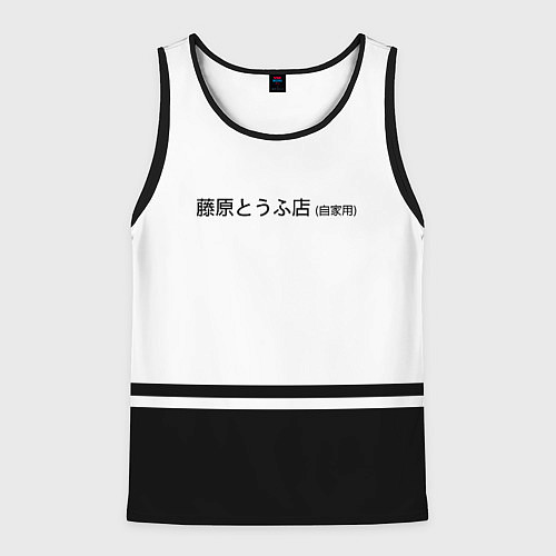 Мужская майка без рукавов Хачироку AE 86 / 3D-Черный – фото 1